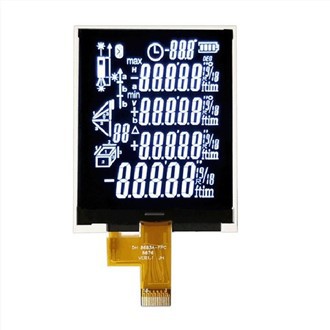 3,5 İnç LCD Segment Kodu Karakter Aralığı COG Kırık Kod Ekranı