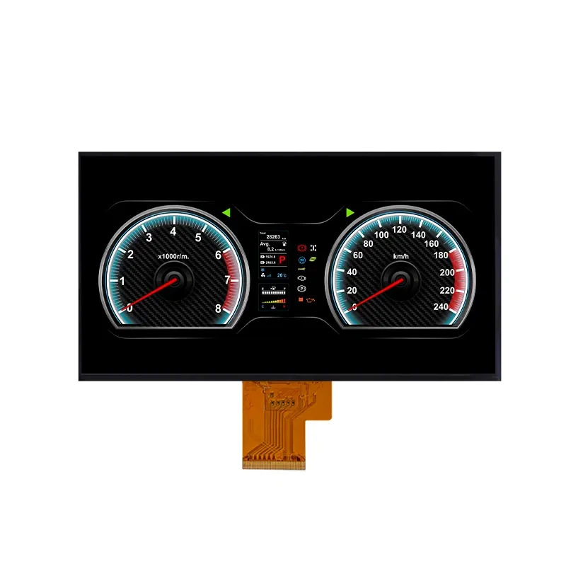 7 İnç TFT LCD Renkli Monitör Dijital Hız Göstergesi