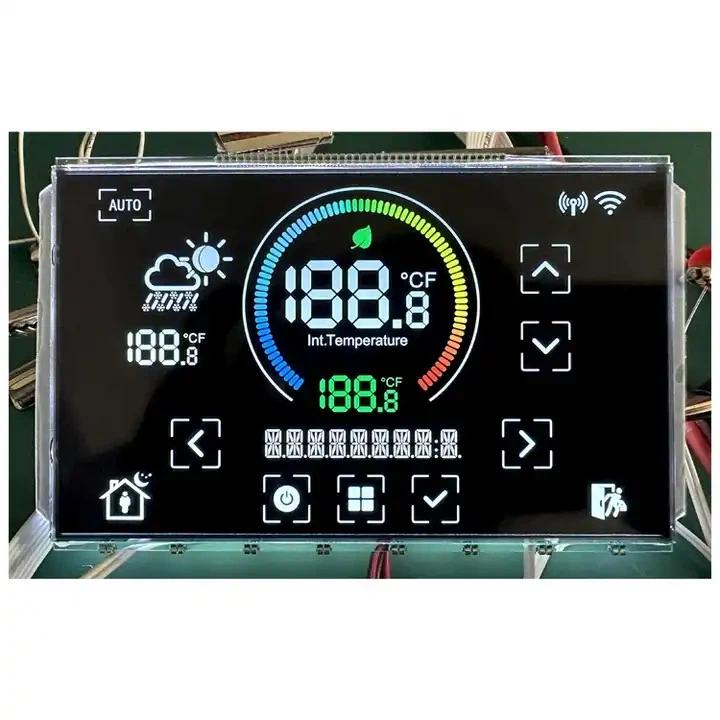 Araç Şarj Yığını İçin 7 Segment Ekran LCD Cam Paneller